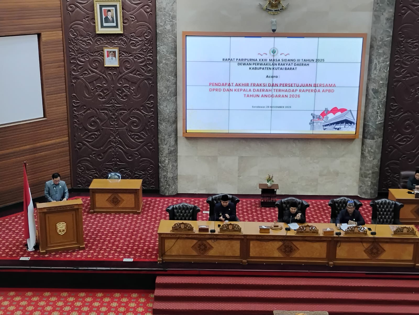 Dengan Catatan Konstruktif, DPRD Kubar Tetapkan APBD 2026 sebagai Payung Pembangunan